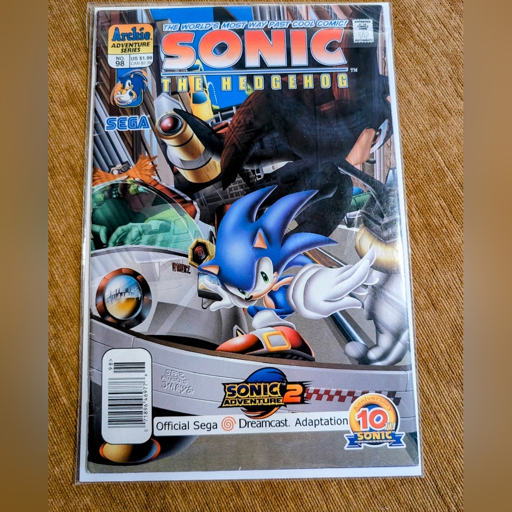 Sonic the Hedgehog #98 (ARCHIE COMICS Publications, Inc. July August 2001)